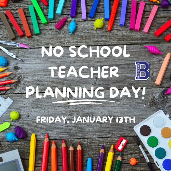 NO SCHOOL - Teacher Planning Day